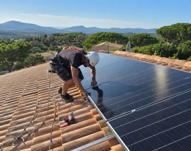Installateur panneaux solaires Puéchoursi — pose photovoltaïque sur toiture